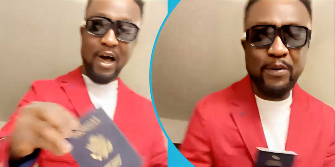 Achipalago receives his US passport and says it is his biggest achievement Achipalago receives his US passport and says it is his biggest achievement