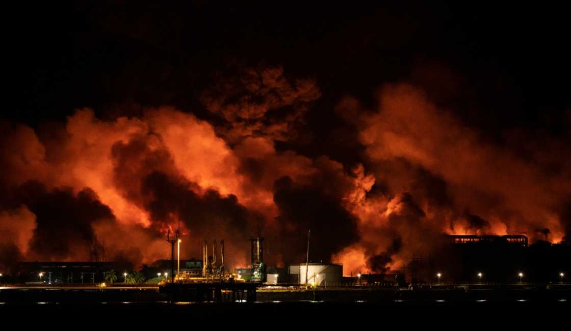 The fire at a Cuban fuel depot has been raging for days The fire at a Cuban fuel depot has been raging for days