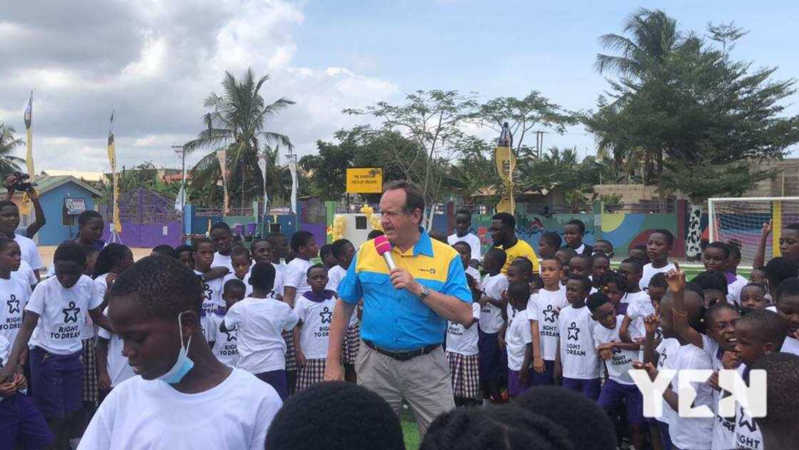 Mantrac Gh. Ltd. commissions the ‘mansour field of dreams’ turf in Takoradi Mantrac Gh. Ltd. commissions the ‘mansour field of dreams’ turf in Takoradi