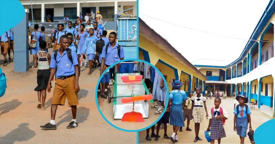 sweeping machine, rock of ages academy, nkroful, semi-automatic sweeping machine, ghana, basic students, innovation, prototype sweeper sweeping machine, rock of ages academy, nkroful, semi-automatic sweeping machine, ghana, basic students, innovation, prototype sweeper