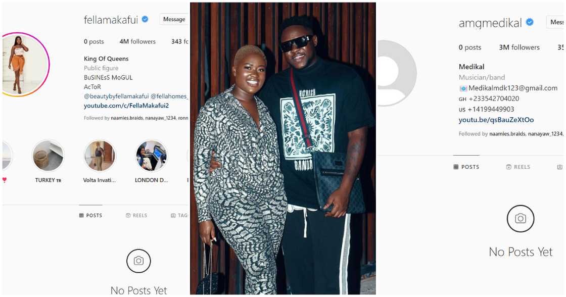 Fella Makafui and Medikal Fella Makafui and Medikal