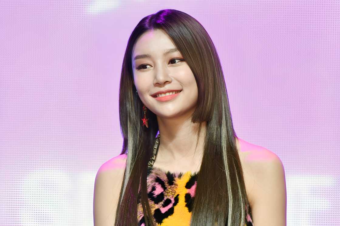 Hyebin during Momoland's third single album 'Ready or Not' release showcase