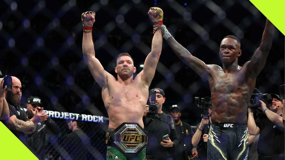 Dricus du Plessis, Israel Adesanya, RAC Arena, Perth, Australia, UFC 305. Dricus du Plessis, Israel Adesanya, RAC Arena, Perth, Australia, UFC 305.