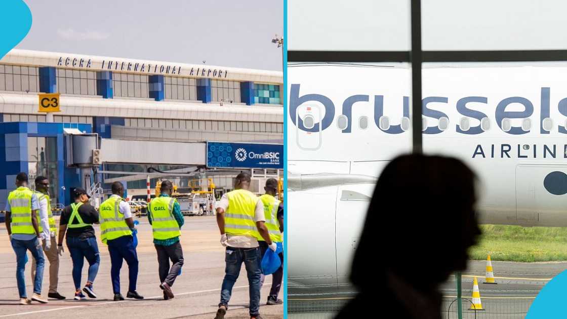 A Brussels Airlines flight, Lomé, Accra, technical fault, Ghana Airports Company A Brussels Airlines flight, Lomé, Accra, technical fault, Ghana Airports Company