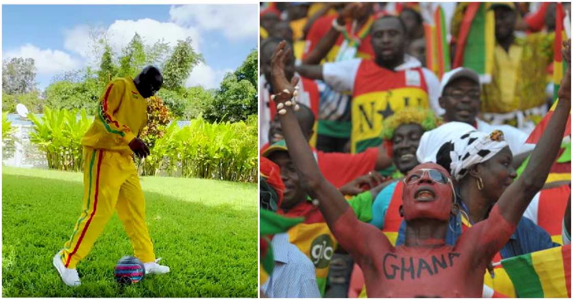 Vice president Bawumia showed his footballing skills in a video.