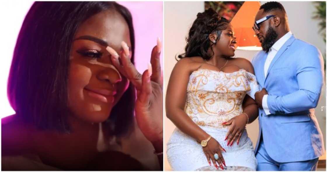 Tracey Boakye in tears at her bridal shower. Tracey Boakye in tears at her bridal shower.