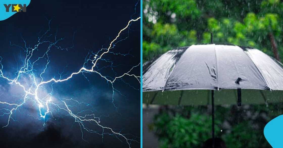 The Ghana Meteorological Agency, GMet, forecasted thunderstorms, rainfall, strong winds, southern and coastal Ghana
