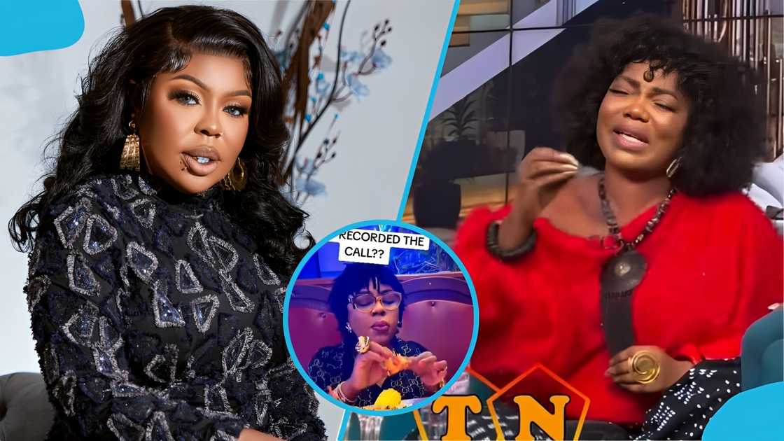 Afia Schwarzenegger, Mzbel, Mzbel cries, Afia Schwarzenegger and Mzbel, Mzbel United Showbiz, United Showbiz, Mzbel and Ghanaian pastor, Social media personality, Emotional outburst