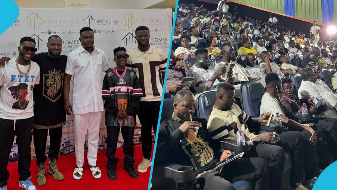 Kwaku Manu, Funny Face, Fotocopy, Kent Homes launch, KM Golden Estate, Silverbird Cinemas, West Hills Mall, Kwaku Manu's estate Kwaku Manu, Funny Face, Fotocopy, Kent Homes launch, KM Golden Estate, Silverbird Cinemas, West Hills Mall, Kwaku Manu's estate