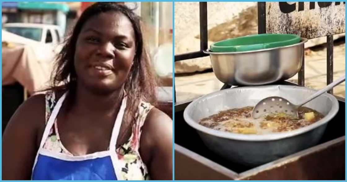 Fried yam seller who makes GH¢500 daily opens up about her business Fried yam seller who makes GH¢500 daily opens up about her business