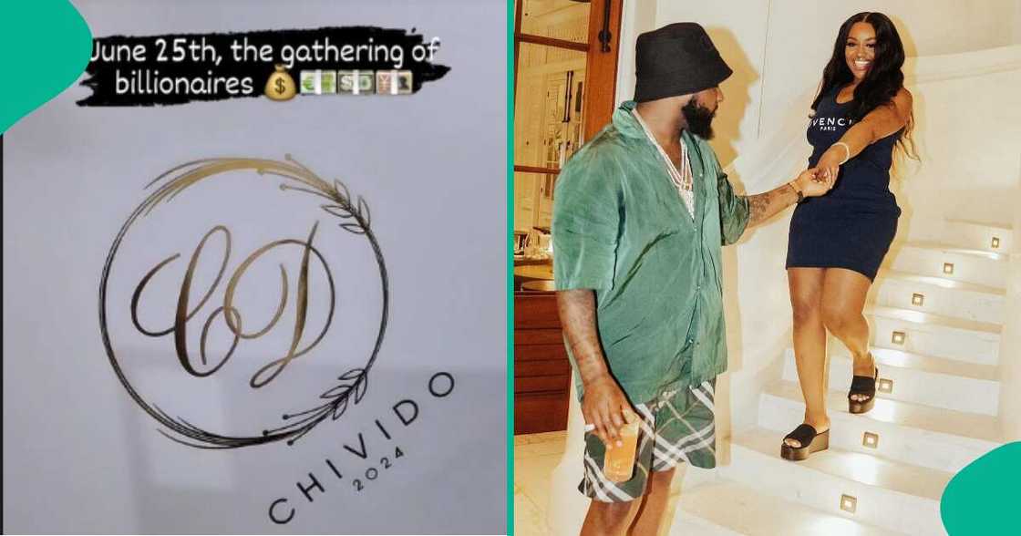 Isreal's post about Davido's wedding. Isreal's post about Davido's wedding.