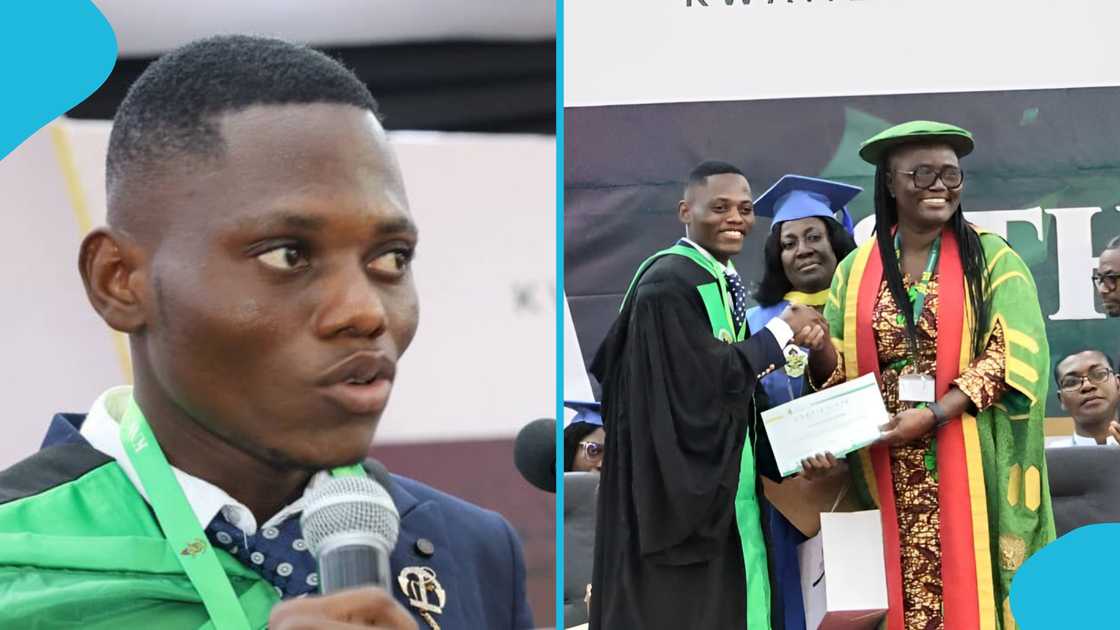 KNUST Graduation, Graduation 2024, Valedictorian, Best student, University, KNUST, Ghana University, CWA. KNUST Graduation, Graduation 2024, Valedictorian, Best student, University, KNUST, Ghana University, CWA.