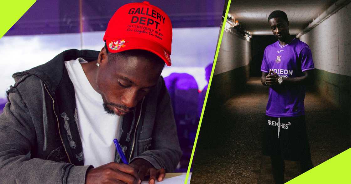 Majeed Ashimeru signs contract. Majeed Ashimeru signs contract.