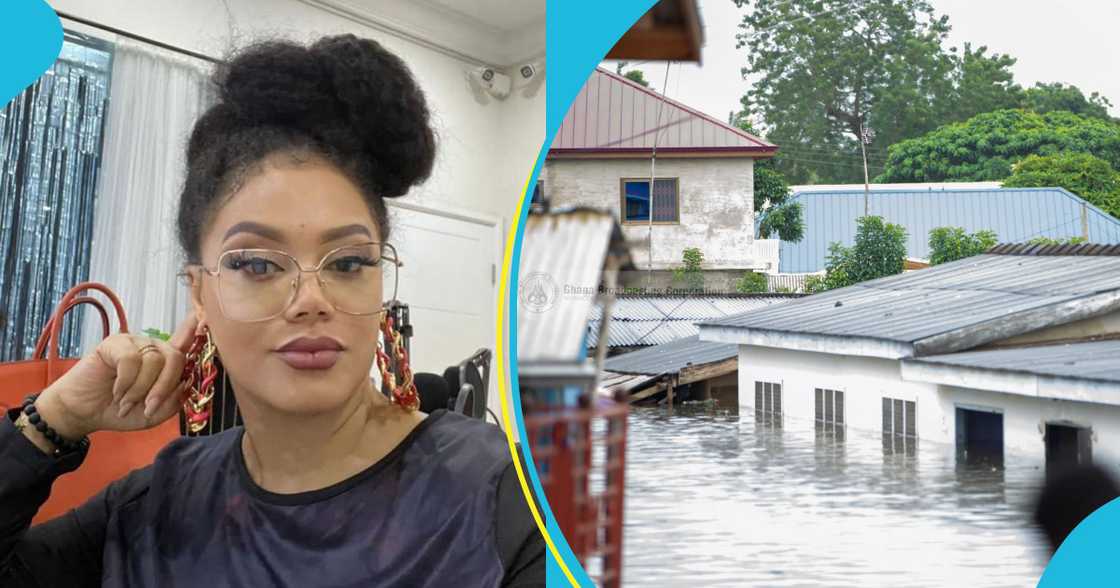 Nadia Buari speaks on Akosombo Dam spillage