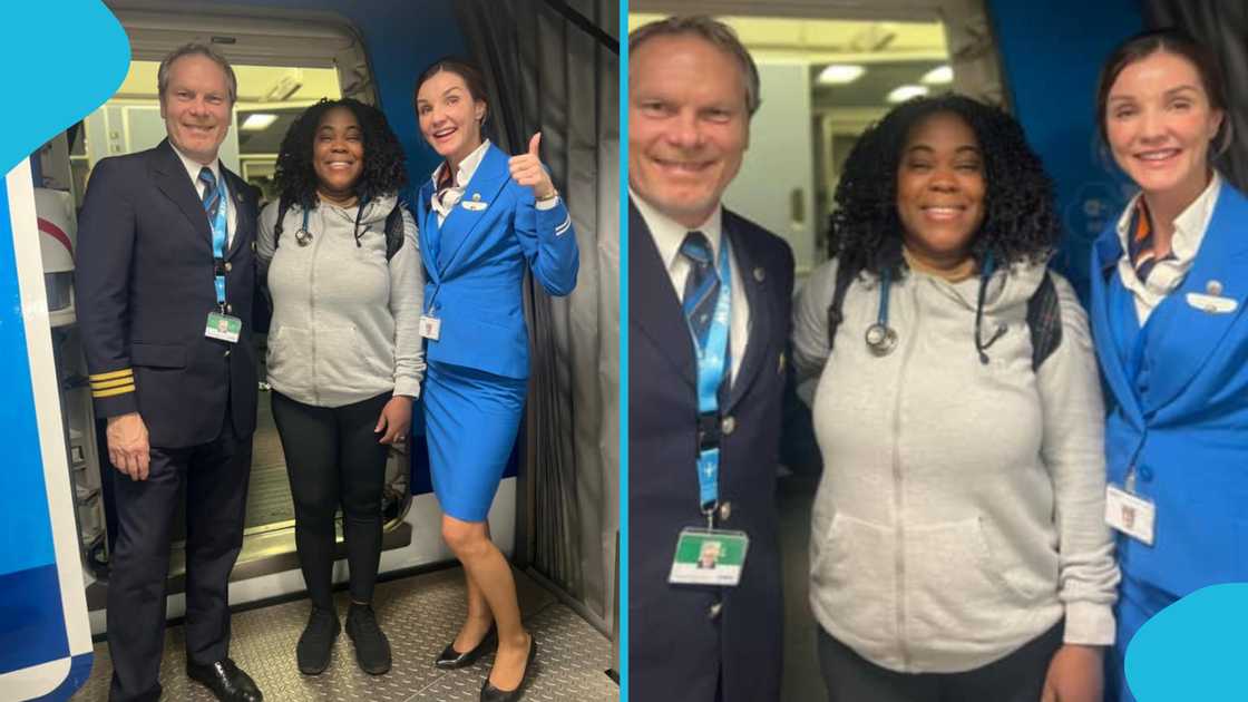 Ghanaian doctor, Dr Emefa Addo-Klah, KLM, Doctor saves life, Passenger onboard, Flight to Ghana.