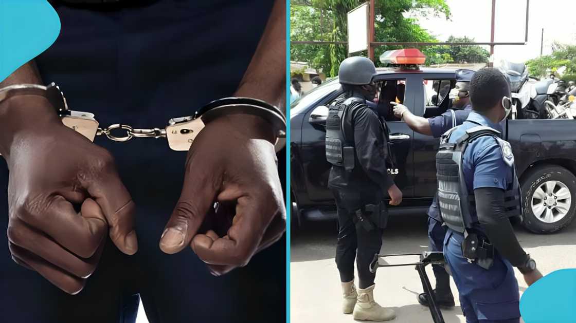 Accra police narcotics seizure, 175 slabs of suspected narcotics, Abofu drug arrest, GH¢30,000 police bribe, Achimota narcotics operation, Ghana Police Service