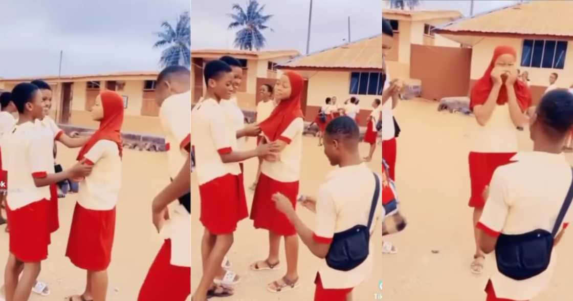 SHS boy proposes to his SHS girlfriend on her birthday; video pops up SHS boy proposes to his SHS girlfriend on her birthday; video pops up