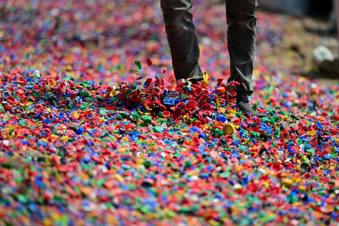 Just nine percent of plastic is recycled globally Just nine percent of plastic is recycled globally