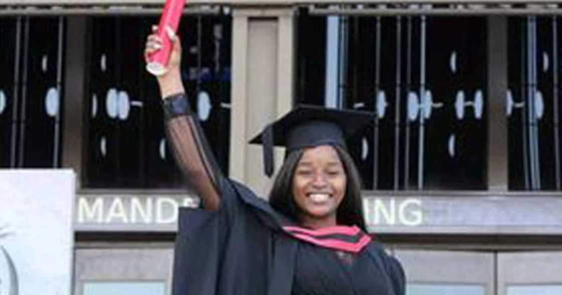 Local woman, Cashier, Celebrating, Milestone,
Social media, Law Diploma