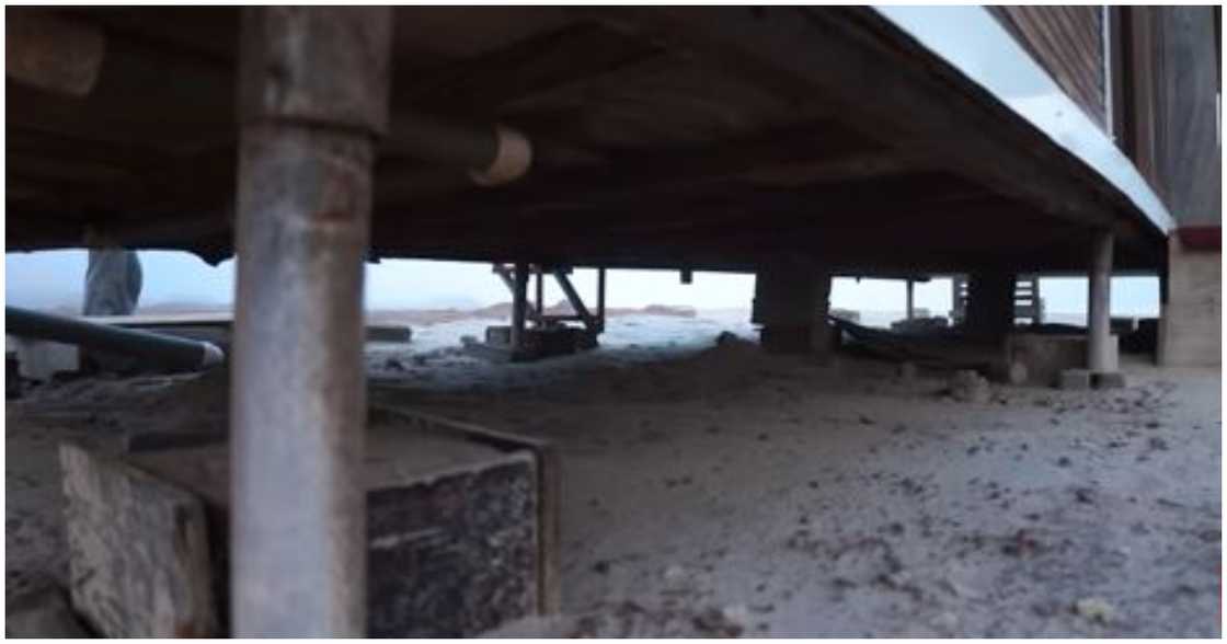 The legs of the building The legs of the building