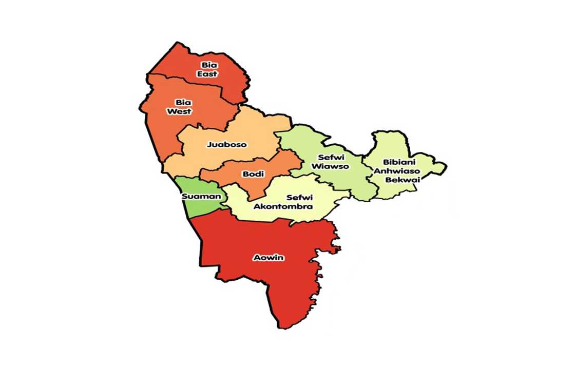 Western North Region districts