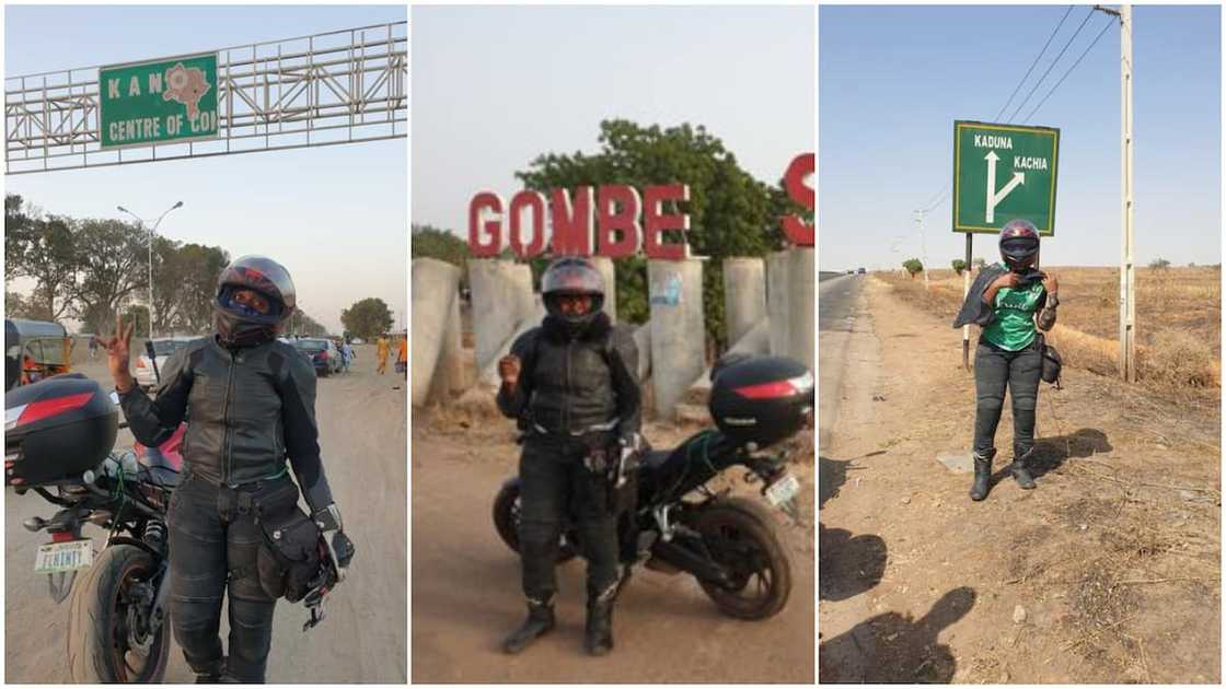 She travelled across states in seven days. She travelled across states in seven days.