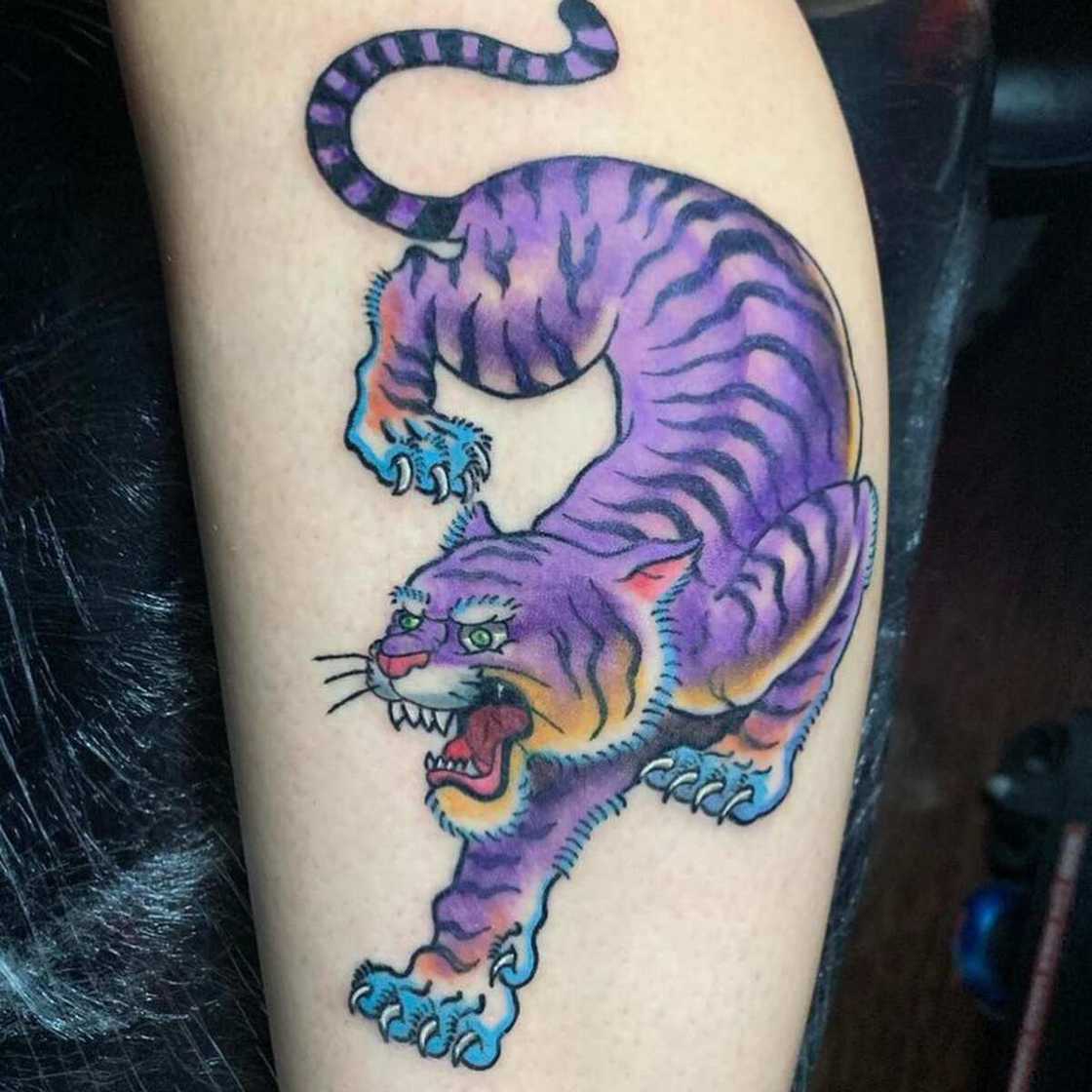 Japanese tiger tattoo designs