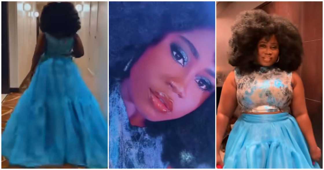 AMAA 2022: Ghanaian Actress Lydia Forson Slays In Elegant Blue Outfit; Celebrities Hail Her AMAA 2022: Ghanaian Actress Lydia Forson Slays In Elegant Blue Outfit; Celebrities Hail Her