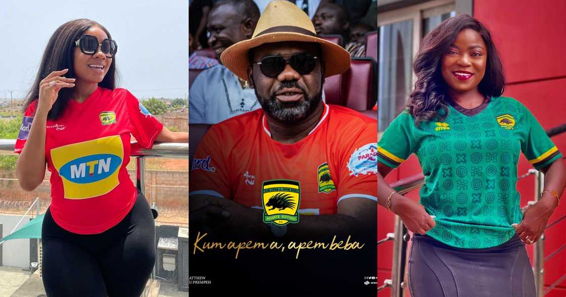 Hearts Vs Kotoko: Serwaa Amihere, Kuami Eugene Vim Lady, Oppong Nkrumah & Other Famous Kotoko Supporters Hearts Vs Kotoko: Serwaa Amihere, Kuami Eugene Vim Lady, Oppong Nkrumah & Other Famous Kotoko Supporters