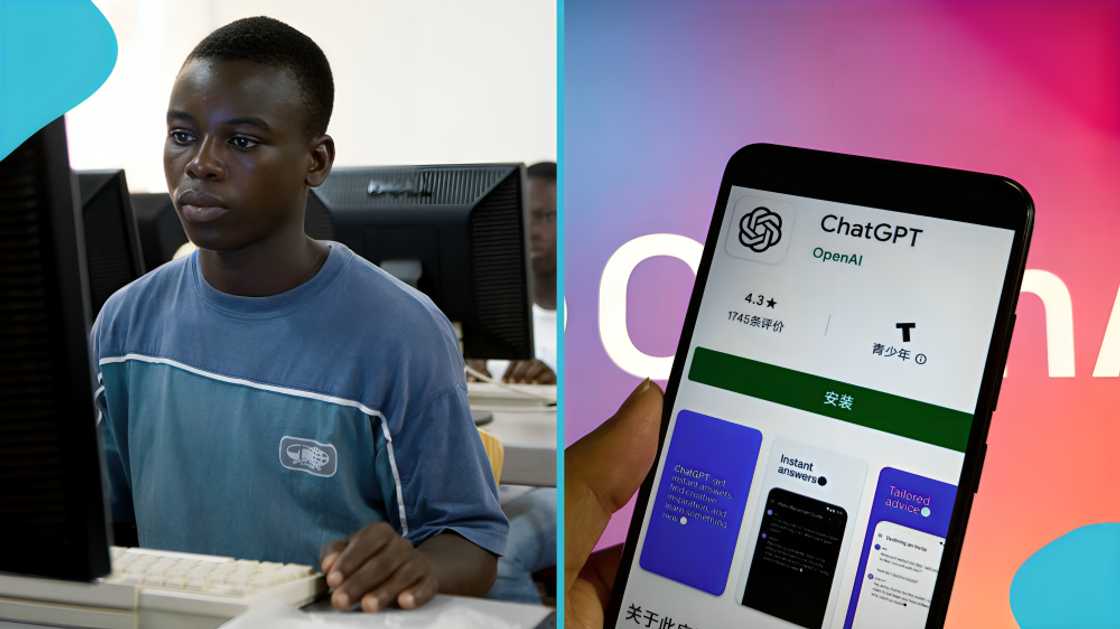ChatGPT, viral video, student life, exam preparation, artificial intelligence, AI reactions, social media trends, funny video, tech humor, Ghana social media