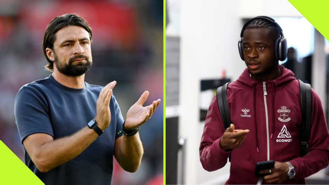 Kamaldeen Sulemana and Russel Martin. Kamaldeen Sulemana and Russel Martin.