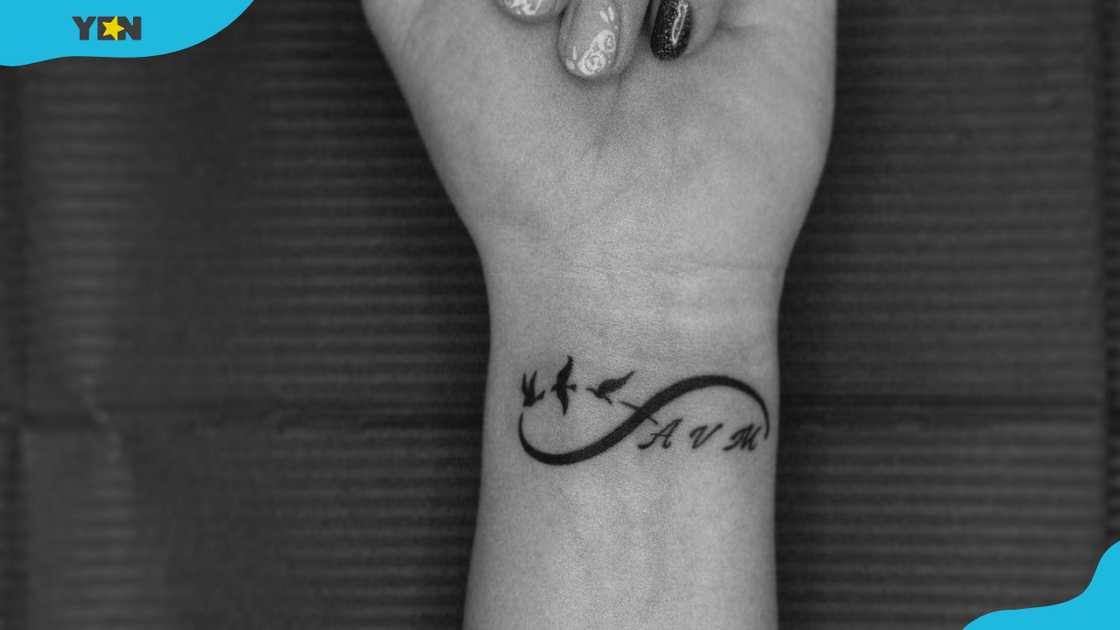 Minimalist infinity tattoo Minimalist infinity tattoo