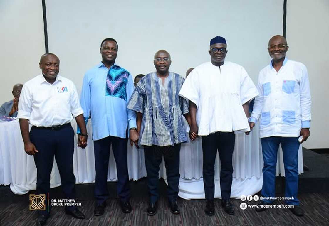 Kwabena Agyapong, Dr Yaw Osei Adutwum, Dr Bawumia, Dr Bryan Acheampong, Ken Agyapong, Apostle Elijah Kofi King, 2026 NPP Primaries