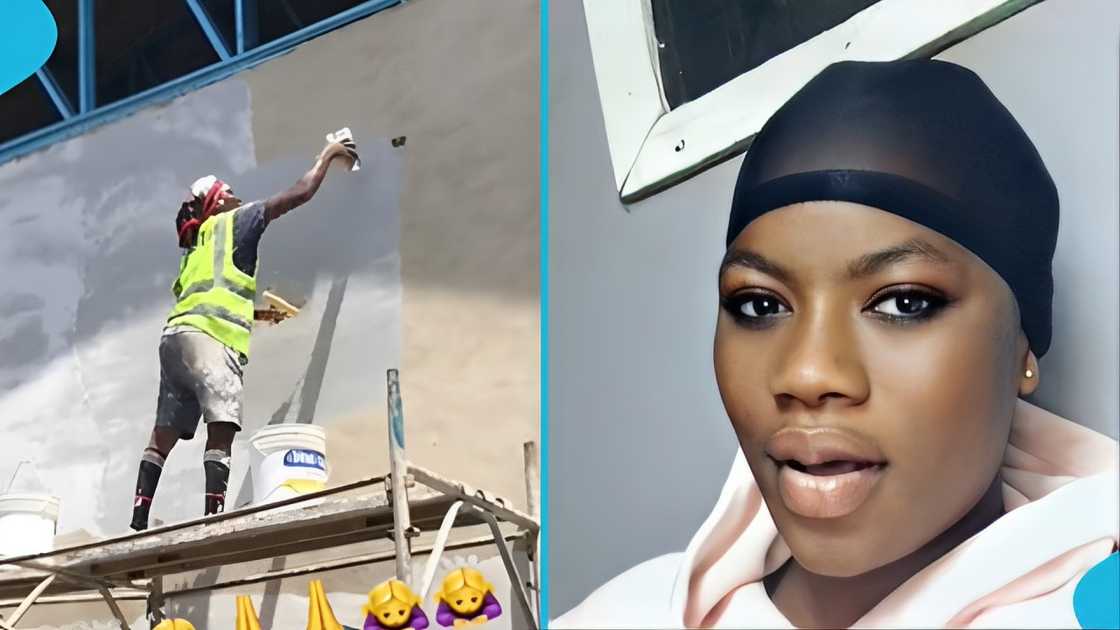 Susana, Ghanaian lady, professional painter, female painter, making waves Susana, Ghanaian lady, professional painter, female painter, making waves