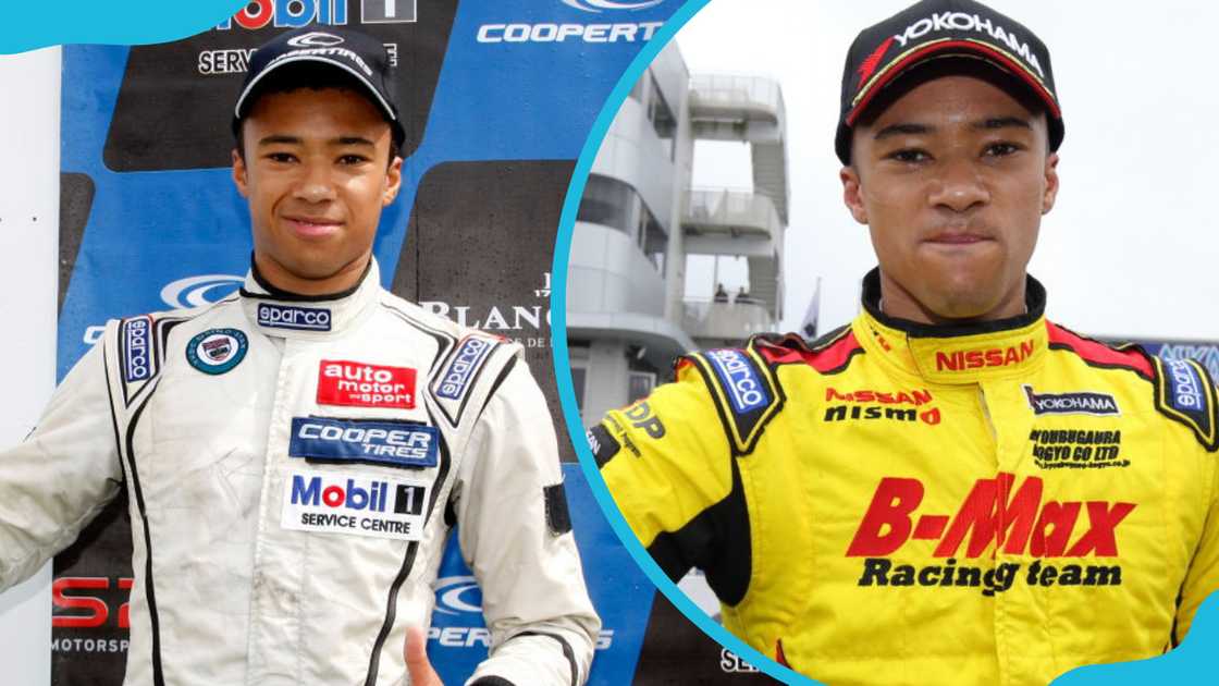 Jann Mardenborough in racing uniform Jann Mardenborough in racing uniform