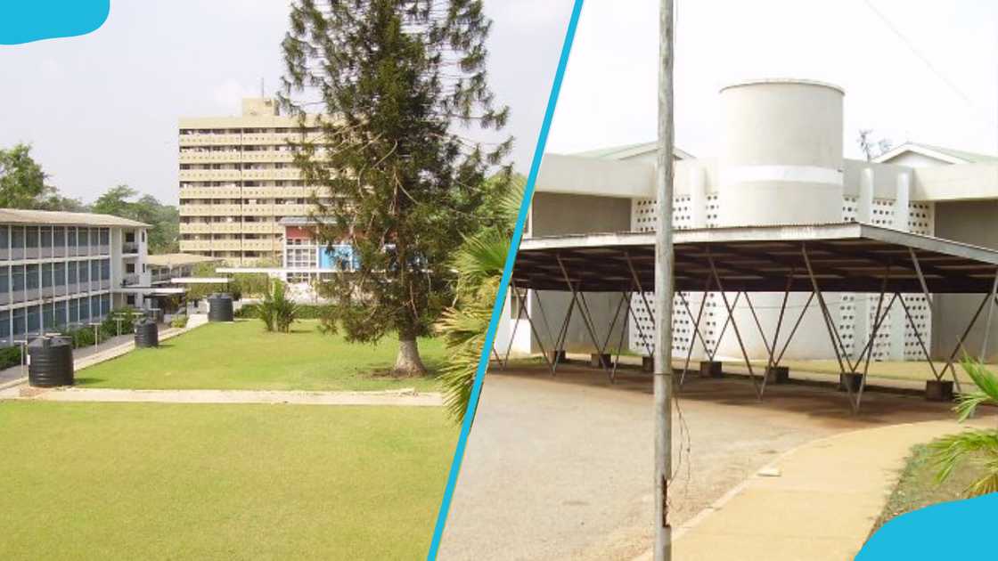KNUST's campus buildings