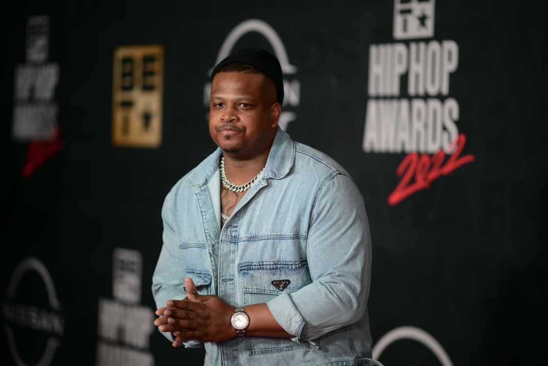 Brian Jordan Jr. attends BET Hip Hop Awards 2022.