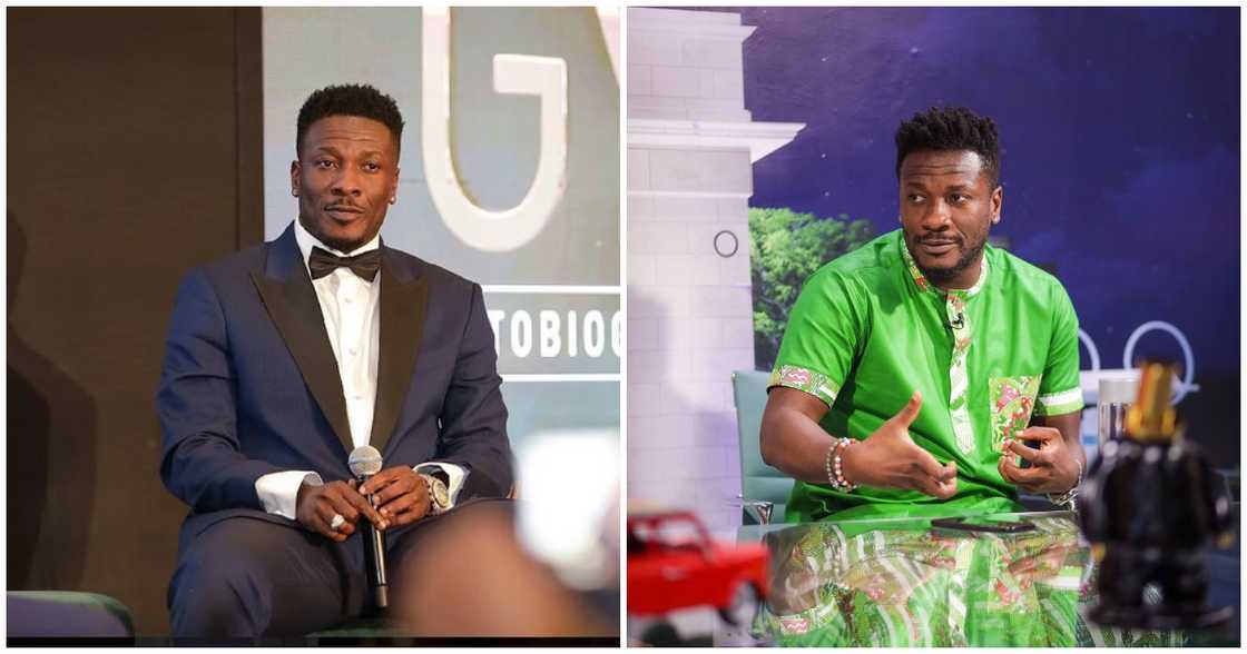 Asamoah Gyan at book launch