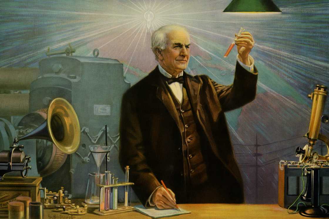 The great American inventor Thomas Edison The great American inventor Thomas Edison