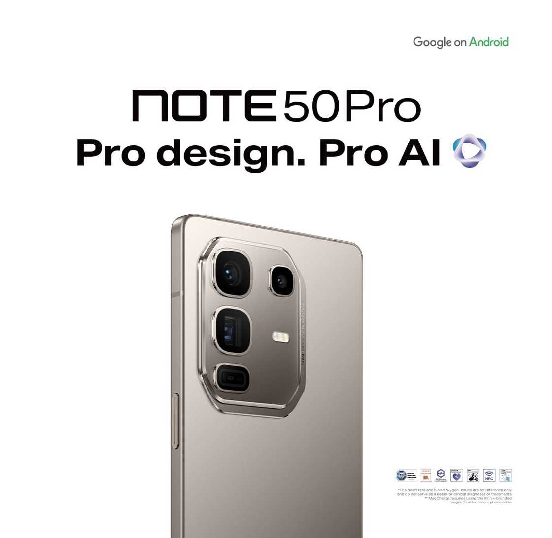 Infinix NOTE 50 Series Reinvents the True Flagship Experience Infinix NOTE 50 Series Reinvents the True Flagship Experience