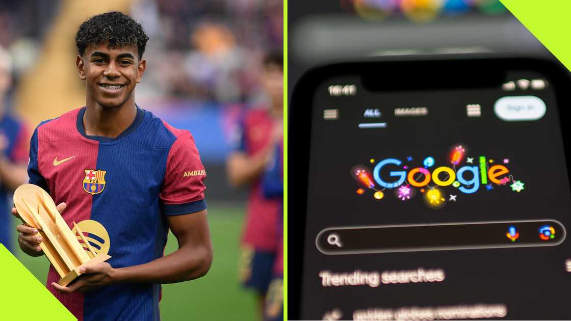 Barcelona's Lamine Yamal is the most searched footballer on Google in 2024. Barcelona's Lamine Yamal is the most searched footballer on Google in 2024.