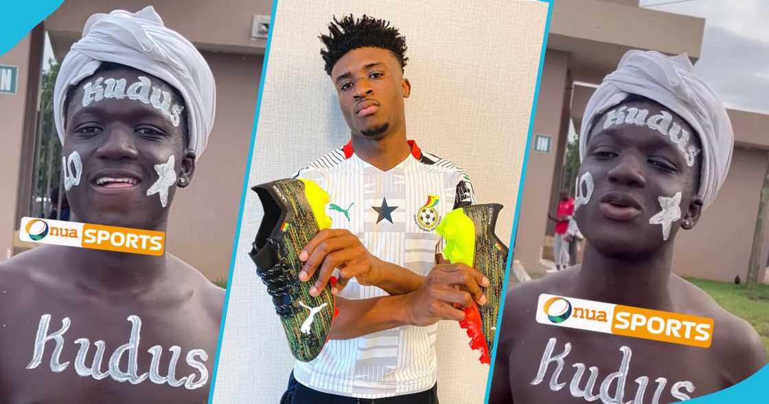 A die-hard fan of Ghanaian professional footballer Mohammed Kudus A die-hard fan of Ghanaian professional footballer Mohammed Kudus