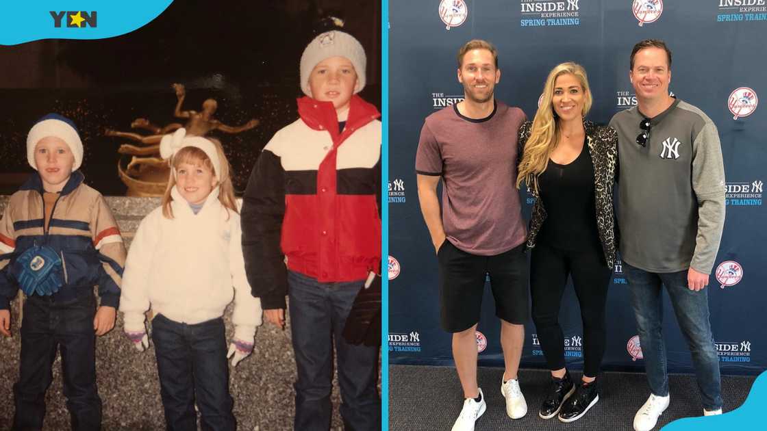 Meredith Marakovits' with her two siblings Meredith Marakovits' with her two siblings