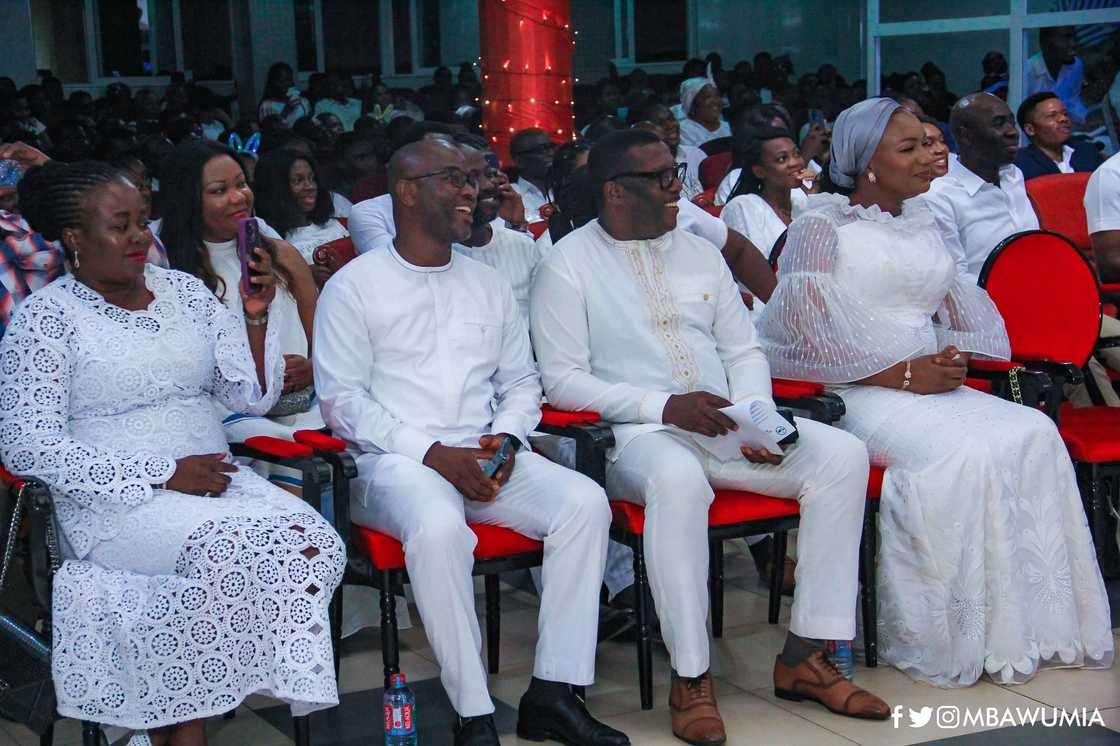 Samira Bawumia and some NPP members worship at the Church of Pentecost on 31st night. Samira Bawumia and some NPP members worship at the Church of Pentecost on 31st night.