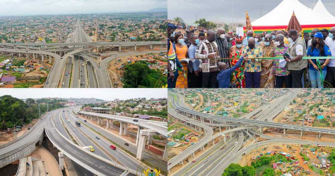 10 photos emerge as Akufo-Addo originally opens 4-tier Pokuase Interchange to traffic 10 photos emerge as Akufo-Addo originally opens 4-tier Pokuase Interchange to traffic