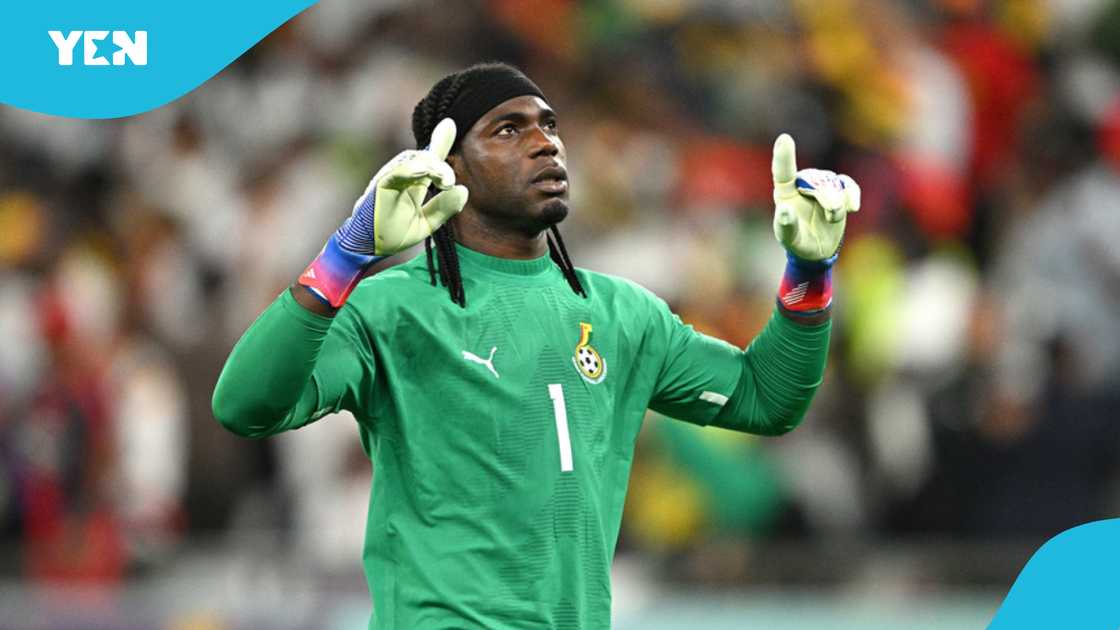 Lawrence Ati Zigi: What Black Stars Goalkeeper Does Before Every Match Emerges Lawrence Ati Zigi: What Black Stars Goalkeeper Does Before Every Match Emerges