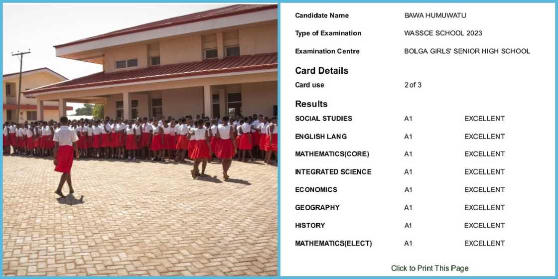 Student From Bolga Girls Excels In 2023 WASSCE