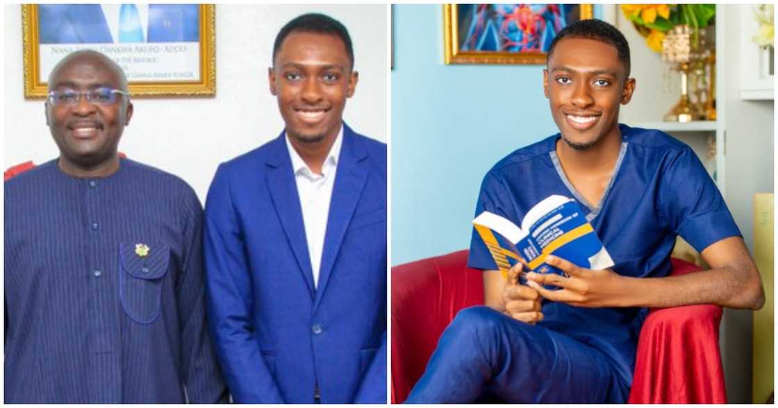 Photo of Nathaniel Codjoe and Dr Bawumia Photo of Nathaniel Codjoe and Dr Bawumia