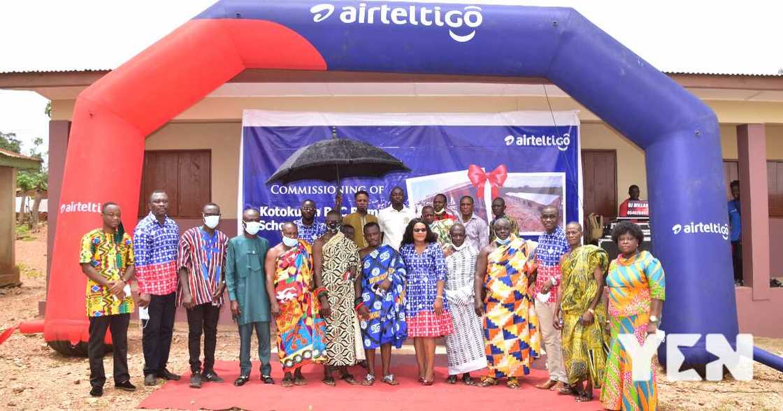 Airteltigo commissions a six-unit classroom block at Atwima Mponua district Airteltigo commissions a six-unit classroom block at Atwima Mponua district
