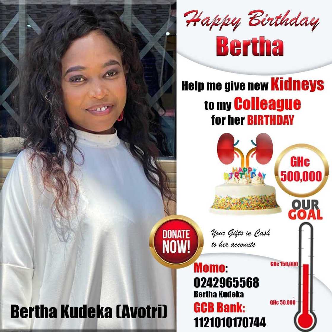 Bertha Kudeka, Ghanaian Nurse, Kidney Disease, transplant, Ghana health system Bertha Kudeka, Ghanaian Nurse, Kidney Disease, transplant, Ghana health system